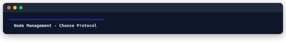 Xray protocol list